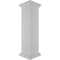 Ekena Millwork 12"W x 48"H Plain Newel Post, Peaked Capital & Base Trim (Installation kit included) NWL12X48PLP0B0 - alternate 5
